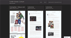 Desktop Screenshot of caitlinscarlson.com